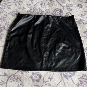 Asos Faux Leather Skirt US 14